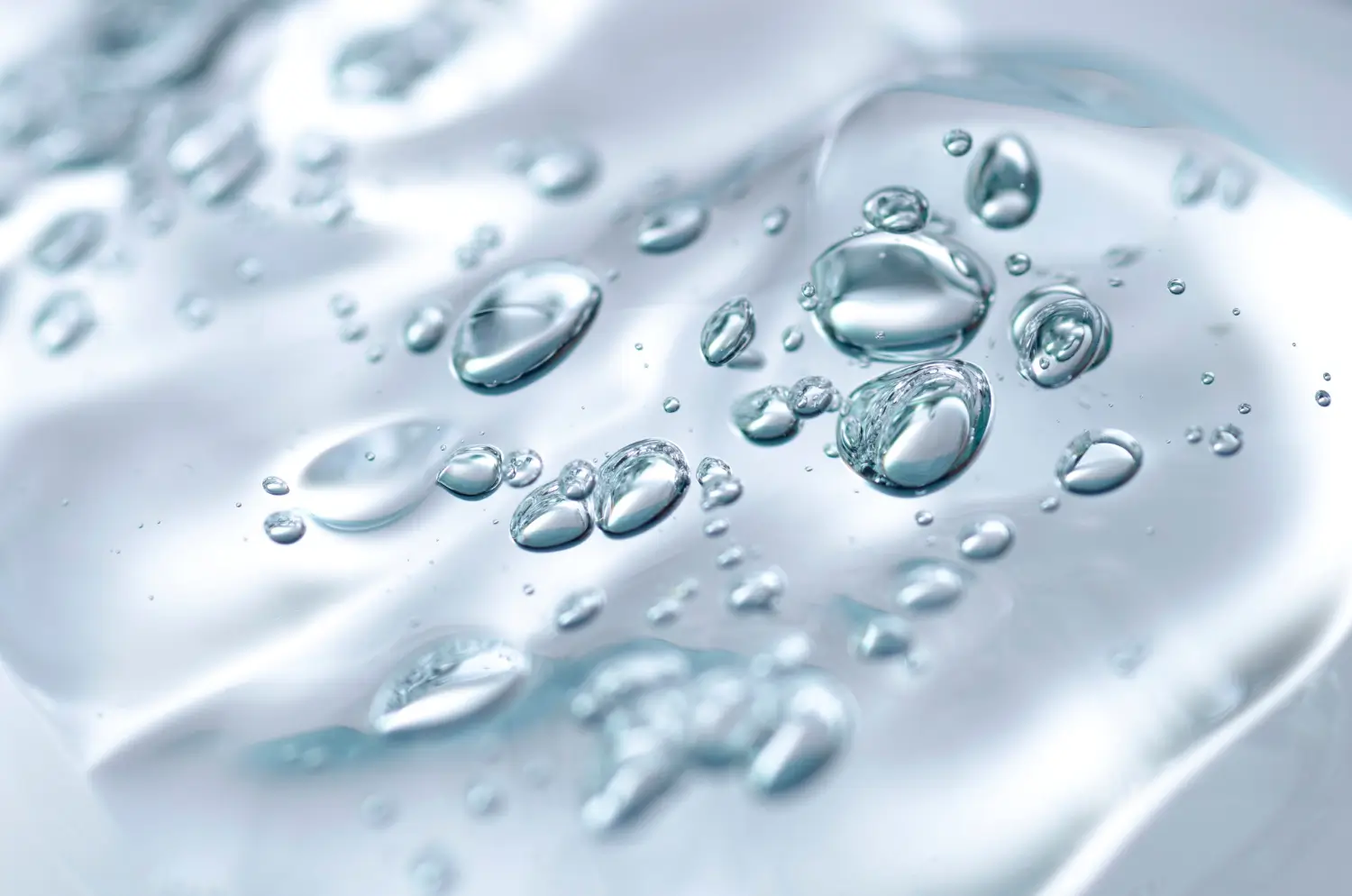 Close-up shot of hyaluronic acid.